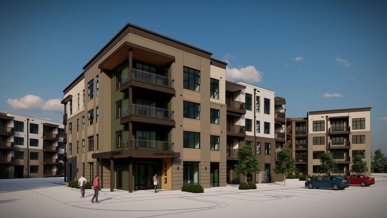 Hawthorne at Green Valley apartment homes building exterior